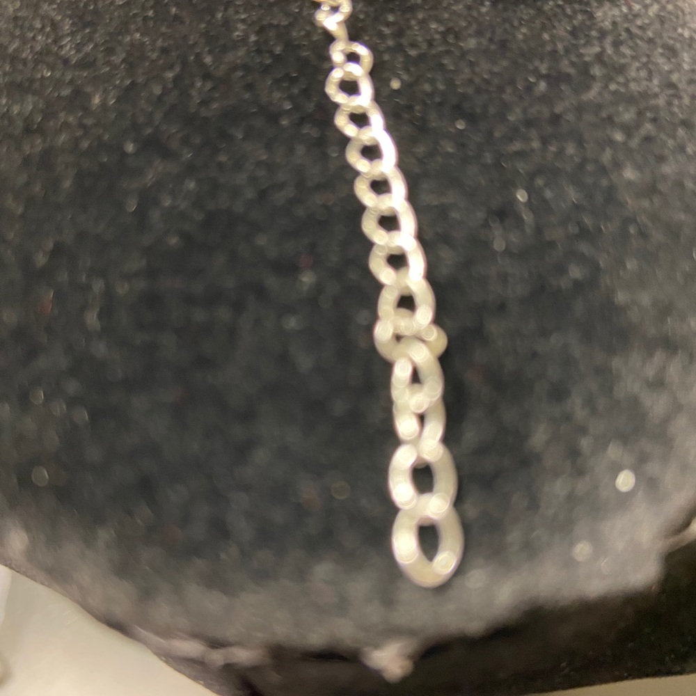 “J” Rhinestone Necklace - Picture 2 of 2